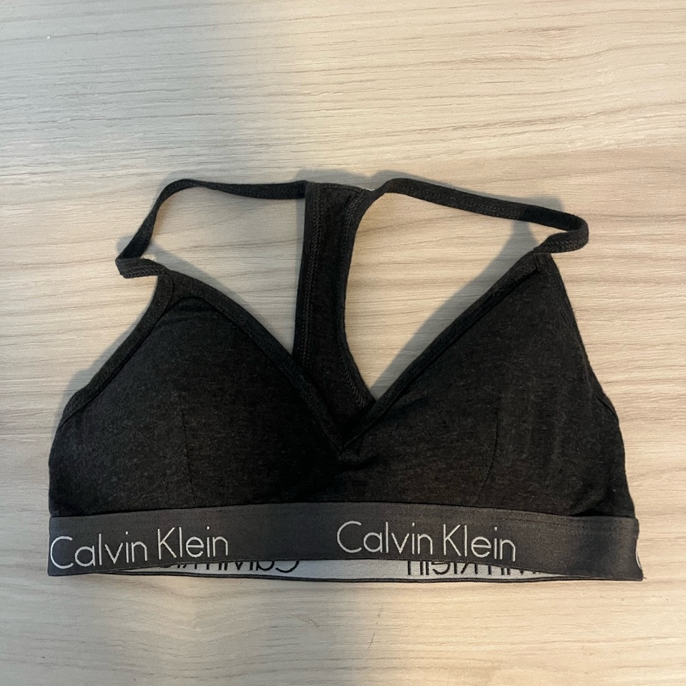 Calvin Klein Charcoal Women's Bralette
